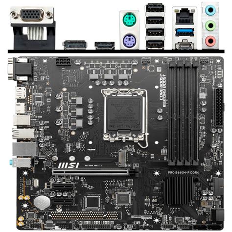 Материнская плата MSI Pro B660M-P DDR4 B660 Socket-1700 4xDDR4, 4xSATA3 ...