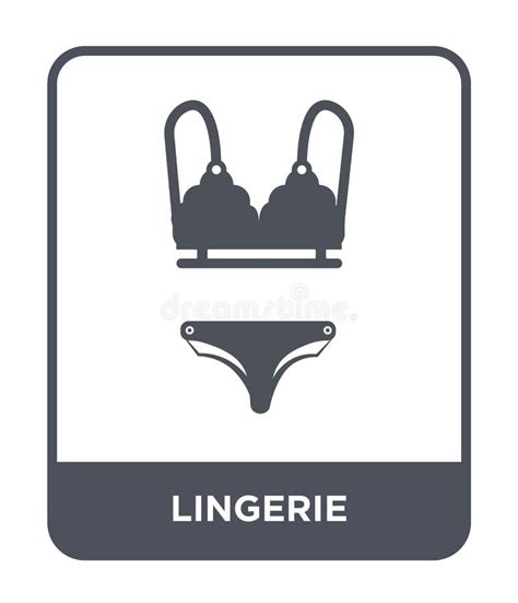 Lingerie Icon In Trendy Design Style Lingerie Icon Isolated On White Background Stock Vector