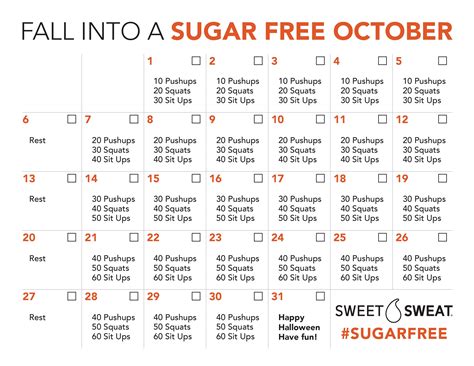 Fall Into A Sugar Free 30 Day Challenge Sports Research Australia