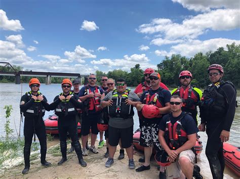 County Firefighters Work Together To Locate Boater After He Fell Overboard Into Floodwaters