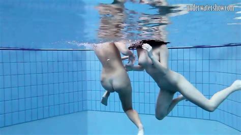 Andrea And Monica But Also Janka Get Horny In The Pool Pussy Juicy