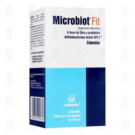 Microbiot Fit 180 mg 30 Cápsulas