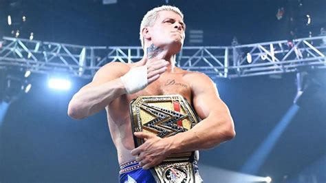 Cody Rhodes Pays Tribute To Dusty Rhodes With Classic Wwe Title In Msg