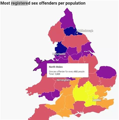 The Disturbing Number Of Registered Sex Offenders Calling North Wales Home North Wales Live