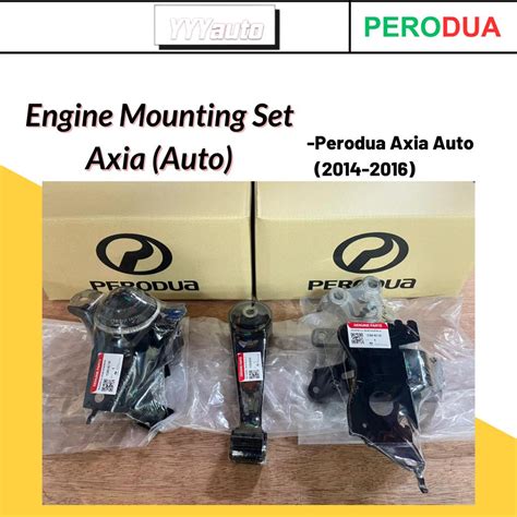 Perodua Axia Engine Mounting Set Auto Dec Pcs Original