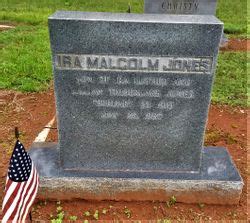 Ira Malcolm Jones 1910 1987 Memorial Find A Grave