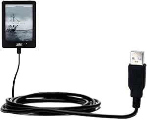 Amazon Gomadic Hot Sync And Charge Straight USB Cable For The Kobo Mini Charge And Data