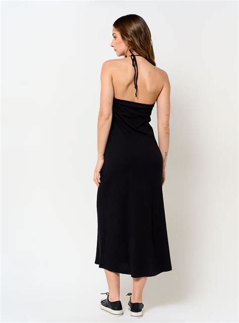 Ripley Vestido Largo Mujer Index Negro Belice