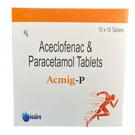 Aceclofenac Paracetamol Tablets Strength 425mg At Rs 65 Box In Patna