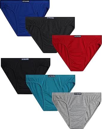 U S Polo Assn Mens Bikini Underwear Pack String Classic Cut Mens Briefs Sizes Xl Xl