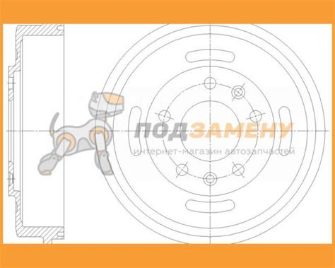Купить Барабан тормозной G-brake GD-06383 Gbrake / GD06383 Дарим 500 ...