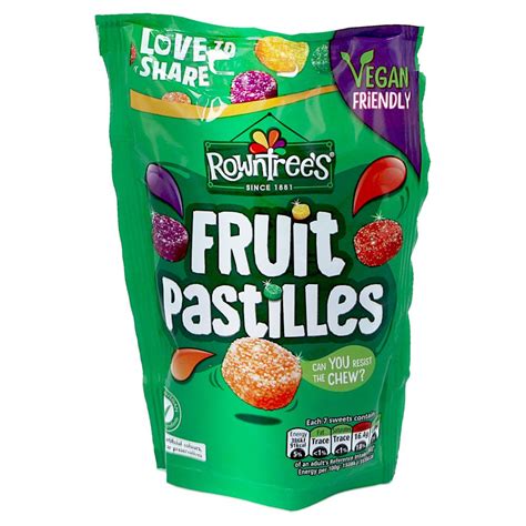 Rowntrees Fruit Pastilles 150g Jelly And Chewy Sweets Chocolate