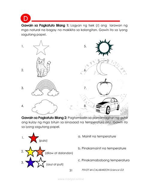 Science 3 Module Quarter 4 Grade 3 Modules