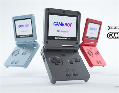 Nintendo: Gameboy Advance SP | Behance