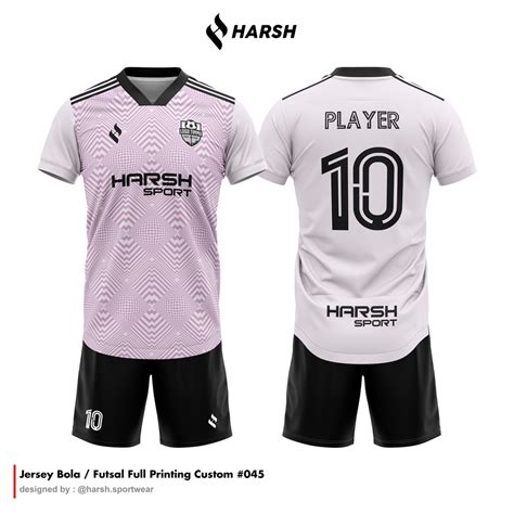 Jual Jersey Baju Futsal Full Printing Bebas Custom Design Free Nama