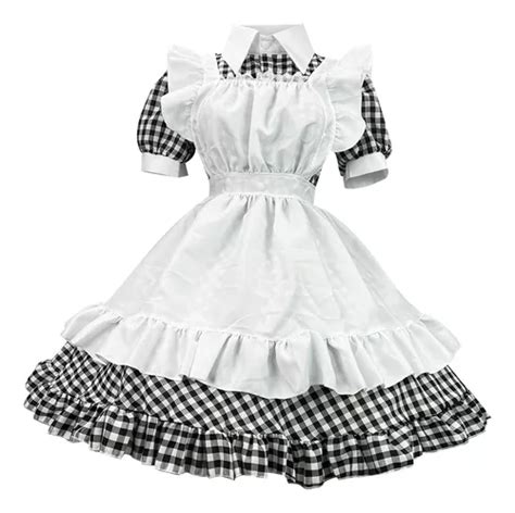 Lingerie Feminina Avental Roupa De Empregada Cosplay Cas Parcelamento Sem Juros