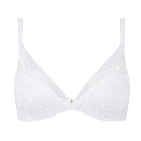 Chantelle Pieces Lingerie Set Midnight Flowers White