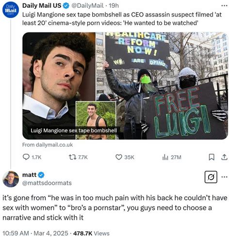Luigi Mangione Sex Tapes Rumor Know Your Meme