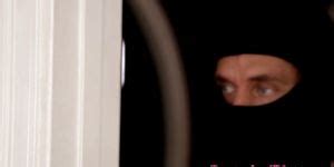 Busty Lingerie Babe Bouncing On Burglars Cock Tnaflix