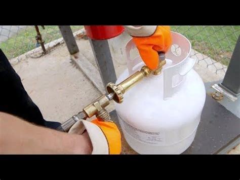 How Do You Refill A Disposable Propane Tank Youtube Propane Tank