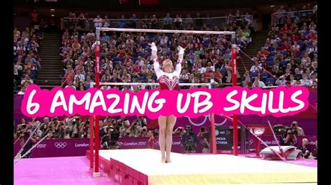 6 Amazing Uneven Bars Skills - Gymnastics - YouTube