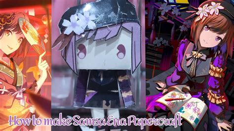 How To Make Samsa Ena Papercraft Youtube