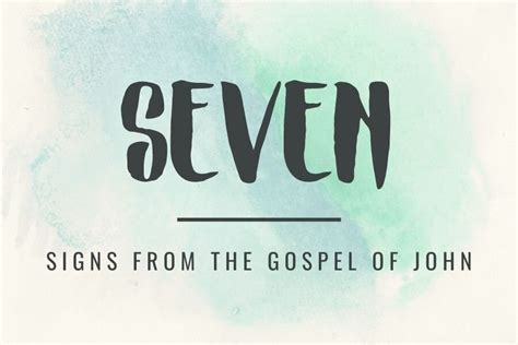 Seven Signs From The Gospel Of John Jesus Heals The Son Of An