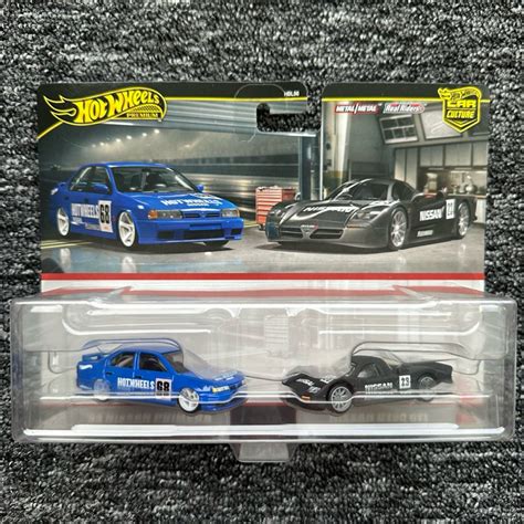 HOT WHEELS TWIN PACK Nissan Primera Nissan R GT Custom Corvette Stingray Coupe COPO