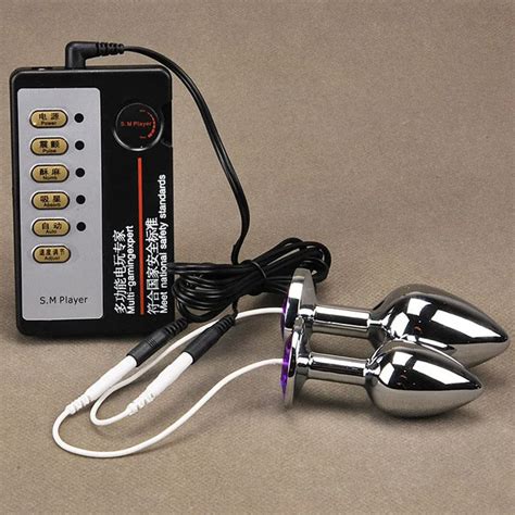 Tapón Anal eléctrico para estimulación de electrochoque dilatador Anal estimulador de orgasmo