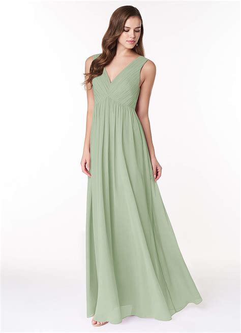 Dusty Sage Azazie Ranvie Bridesmaid Dresses Azazie