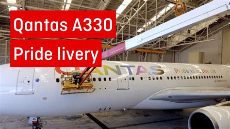 Qantas Pride Is In The Air A330 Livery Youtube