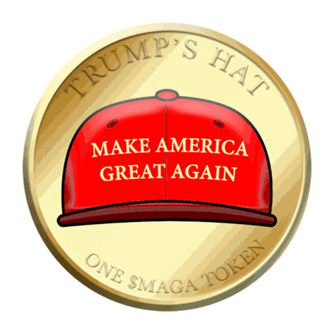 Maga Coin Maga Token Sticker - Maga coin Maga token Trumps hat ...