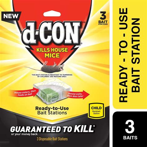 d-CON Mouse Poison Bait Station, 3 Count - Walmart.com