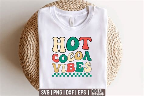 Hot Cocoa Vibes Christmas SVG Graphic By Moslem Graphics Creative