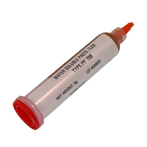 QUALITEK PF708 WATER SOLUBLE FLUX GEL - Solder Connection
