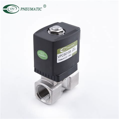 Vpcs Series Stainless Steel Pilot Diaphragm Solenoid Valve China