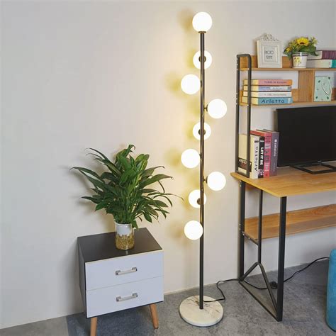 Hsyile Modern Creative Black Floor Lamp For Living Room Bedroom Office