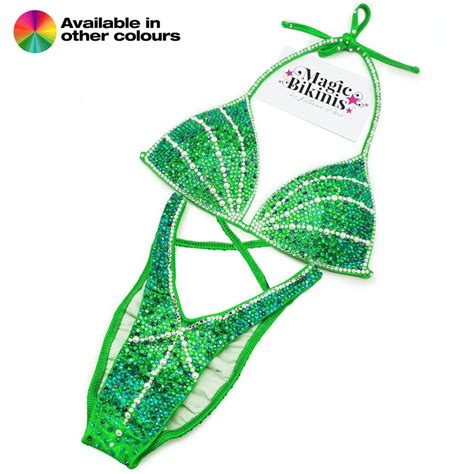 Competition Bikini Pearl IFBB Elite Pro Euroglam Figure Suit Magic Bikinis Custom