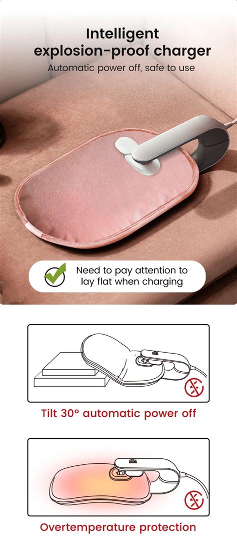 Electric Hot Heat Water Bag Rechargeable Hand Warmer Bottle Electric Hot Water Bag V V