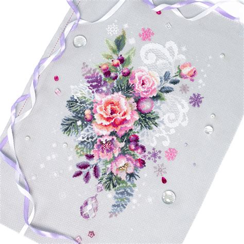 Набор для вышивания "Чудесная Игла" 100-248 "Зимние кружева" 18 х 29 см ...