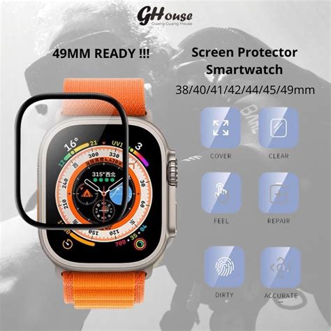 Jual Anti Gores Smartwatch Iwatch D Curved Smartwatch Ultra Apple