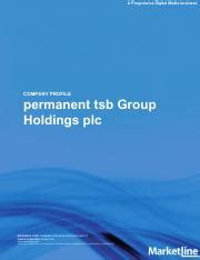 permanent tsb group holdings provider  financial products