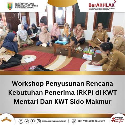 Workshop Penyusunan Rencana Kebutuhan Penerima Rkp Di Kwt Mentari Dan