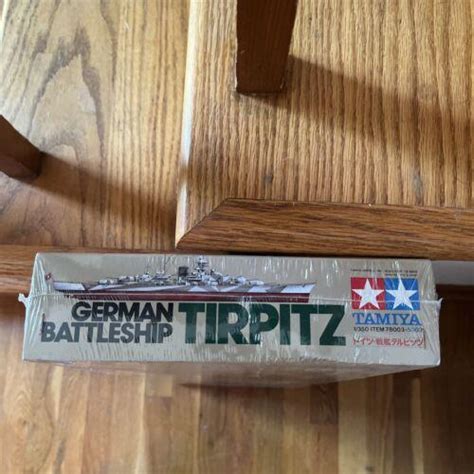1350 German Battleship Tirpitz Motorized Plastic Model Ship Kit Tamiya