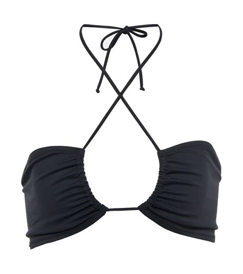 Reina Olga Halterneck Cutout Bikini Top Reina Olga