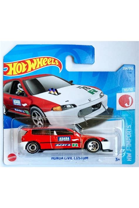 HOT WHEELS Hotwheels Hot Wheels Honda Civic Custom Kırmızı HCX Fiyatı Yorumları