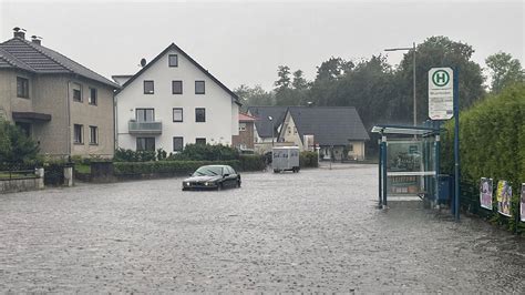 Unwetter Sorgt F R Berflutungen A Richtung Hannover Gesperrt