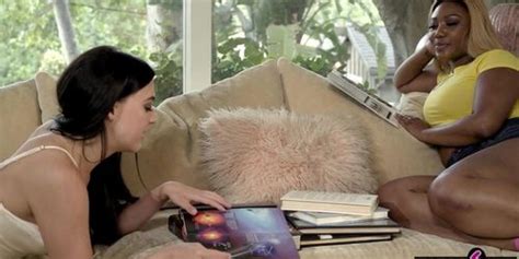 Ebony Lesbian Having Fun Chanell Heart And Sophia Fiore Tnaflix