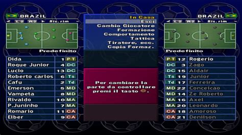 Statistiche Dei Giocatori Del Brasile Su Pro Evolution Soccer YouTube