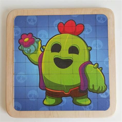 Легендарные герои Бравл Старс - деревянный пазл 4 слоя, 174 дет. за 200 ...